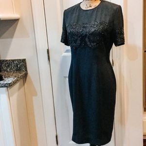 Marianna New York embellished Dress Beaded Size 8